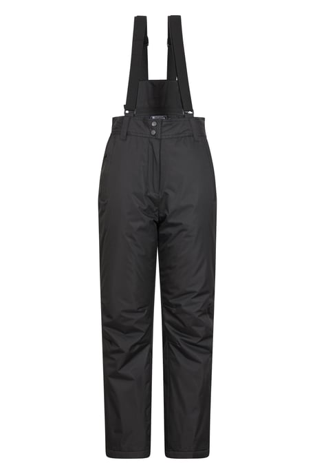 'Moon' Women's Ski Pants Warm Insulated Snow Proof Elastic Waist Winter Trouser Black - Image 5
