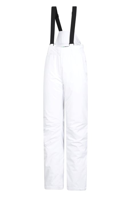 'Moon' Women's Ski Pants Warm Insulated Snow Proof Elastic Waist Winter Trouser White - Image 6