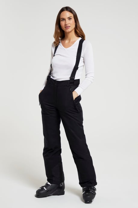 'Chalet' Women's Extreme Waterproof Ski Pant Breathable Winter Snowboard Trouser Black - Image 4