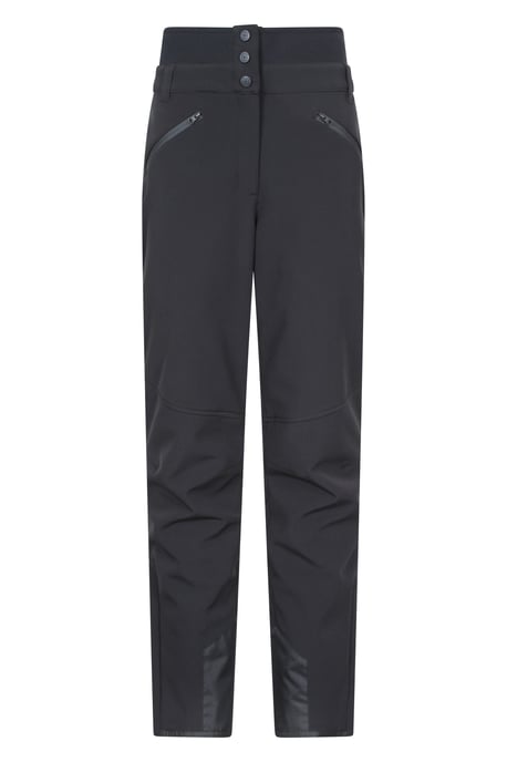 'Avalanche' Women's Ski Pants High Waist Warm Insulated Snow Proof Winter Trouser Black - Image 5