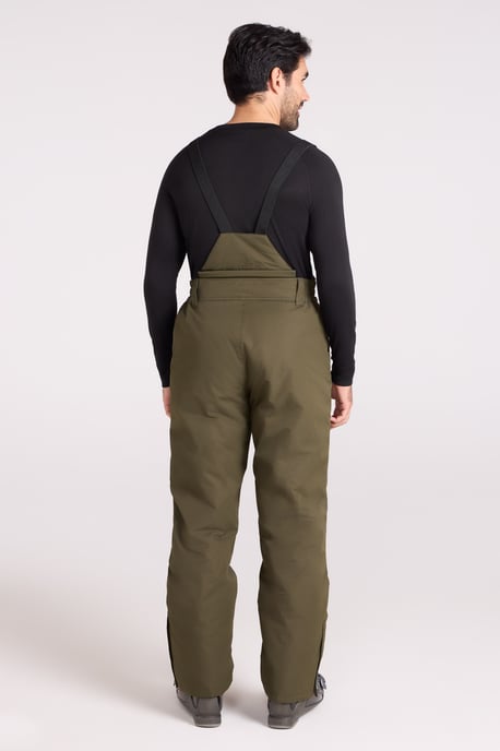 'Dusk II' Men's Ski Pants Warm Insulated Snow Proof Elastic Waist Winter Trouser Forest Green - Image 2