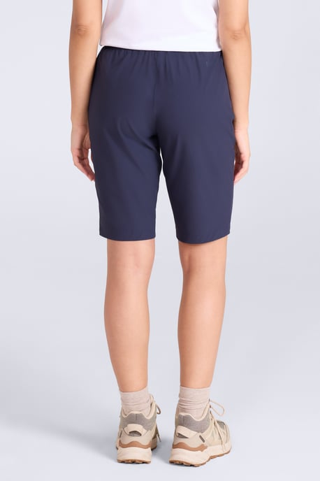'Explorer' Women's Long Shorts Quick Dry Walking Active Adventure Bottoms Dark Blue - Image 3