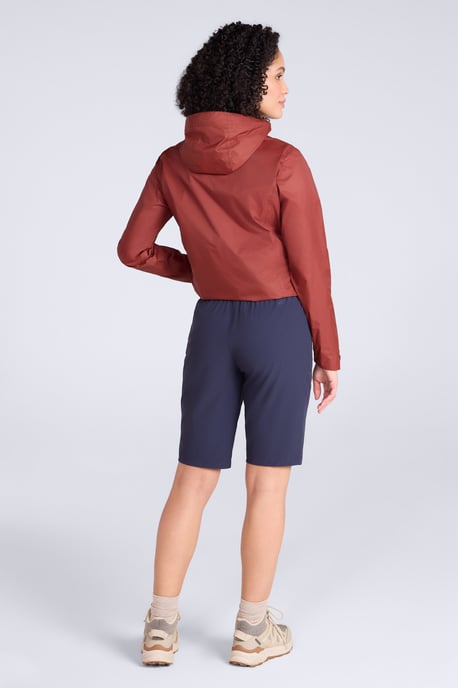 'Explorer' Women's Long Shorts Quick Dry Walking Active Adventure Bottoms Dark Blue - Image 4