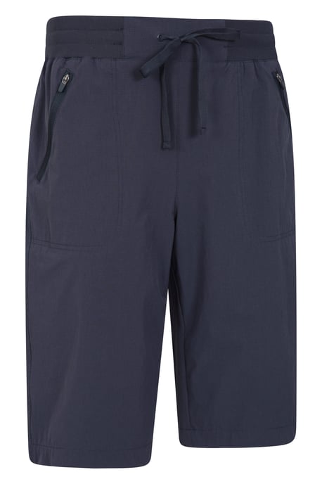 'Explorer' Women's Long Shorts Quick Dry Walking Active Adventure Bottoms Dark Blue - Image 6