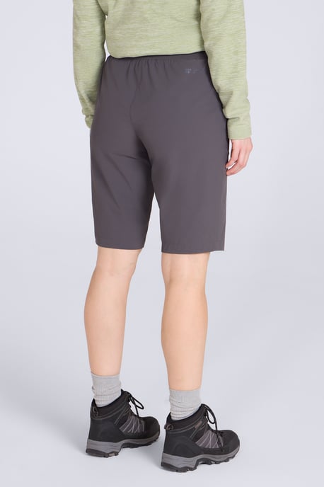 'Explorer' Women's Long Shorts Quick Dry Walking Active Adventure Bottoms Dark Grey - Image 3