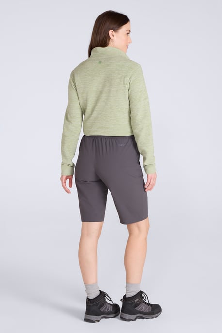 'Explorer' Women's Long Shorts Quick Dry Walking Active Adventure Bottoms Dark Grey - Image 4