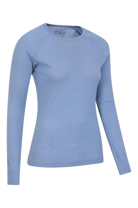 'Merino' Women's Thermal Base Layer Trousers Breathable Skiing Hiking Pants Blue - Image 6