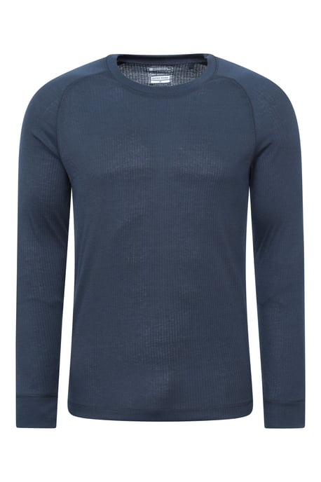 'Talus' Men's Thermal Base Layer Top Quick Drying Breathable Navy - Image 5