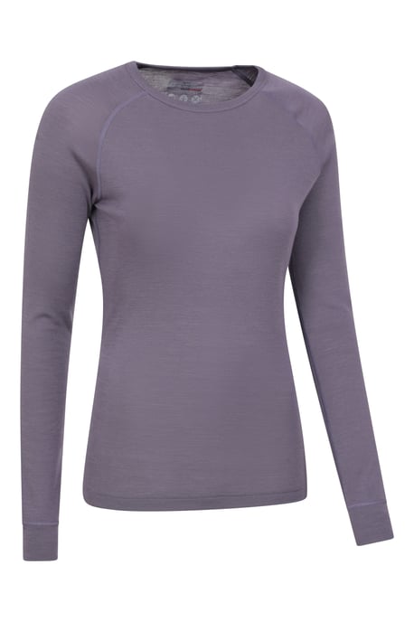 'Merino' Women's Thermal Base Layer Trousers Breathable Skiing Hiking Pants Purple - Image 6