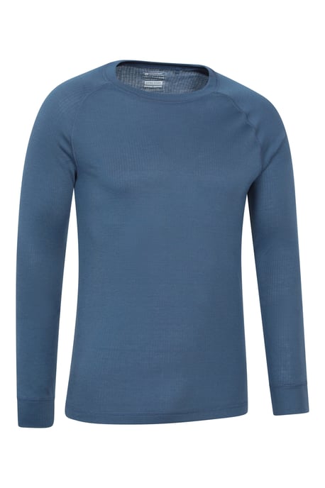 'Talus' Men's Thermal Base Layer Top Quick Drying Breathable Blue - Image 2