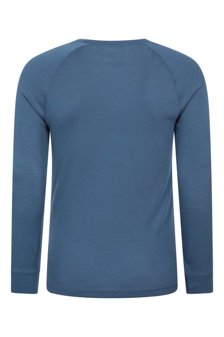 'Talus' Men's Thermal Base Layer Top Quick Drying Breathable Blue - Image 3