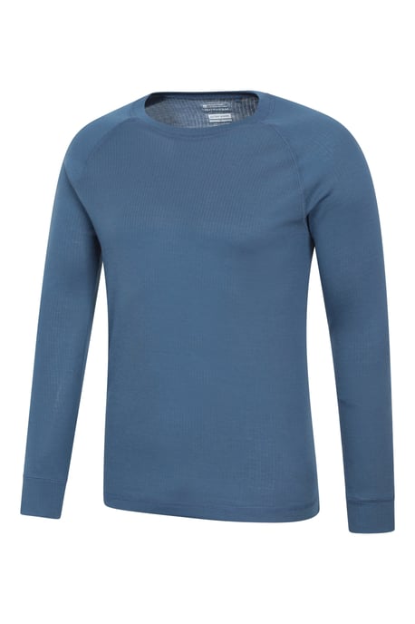 'Talus' Men's Thermal Base Layer Top Quick Drying Breathable Blue - Image 4