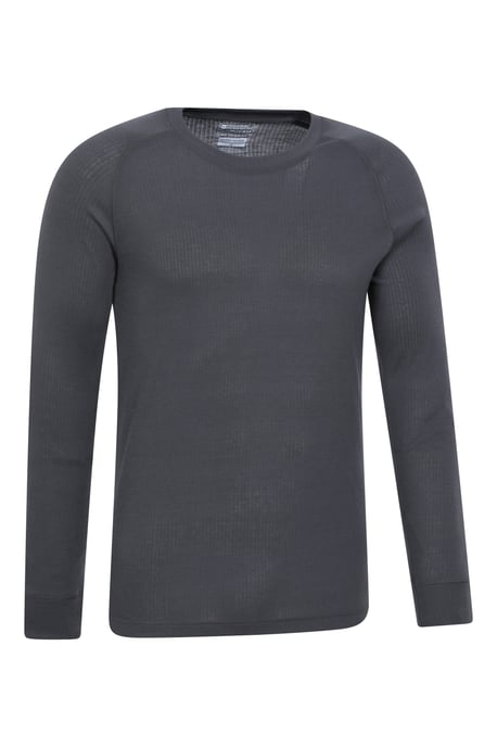 'Talus' Men's Thermal Base Layer Top Quick Drying Breathable Charcoal - Image 6