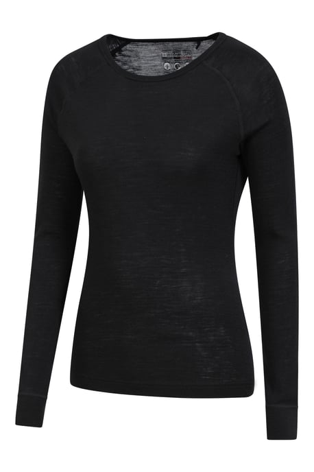 'Merino' Women's Thermal Base Layer Trousers Breathable Skiing Hiking Pants Black - Image 3