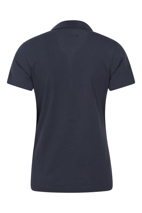 Women's UV Polo T-Shirt V Neck Summer Ladies Active Casual Tee Navy - Image 3