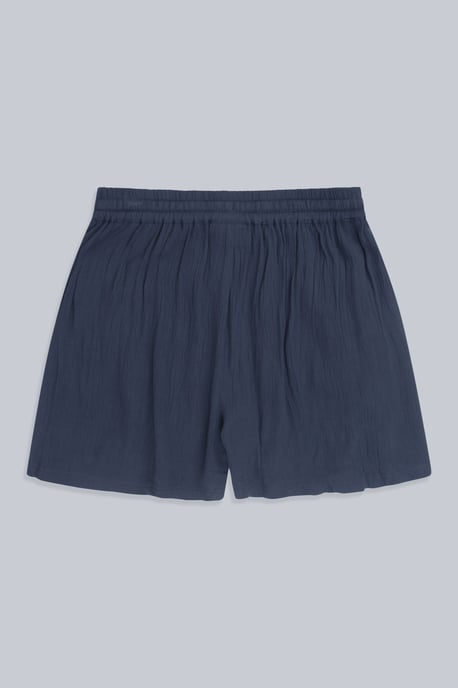 'Ria' Women's Beach Shorts with Front Pockets Summer Bottoms Navy - Image 6