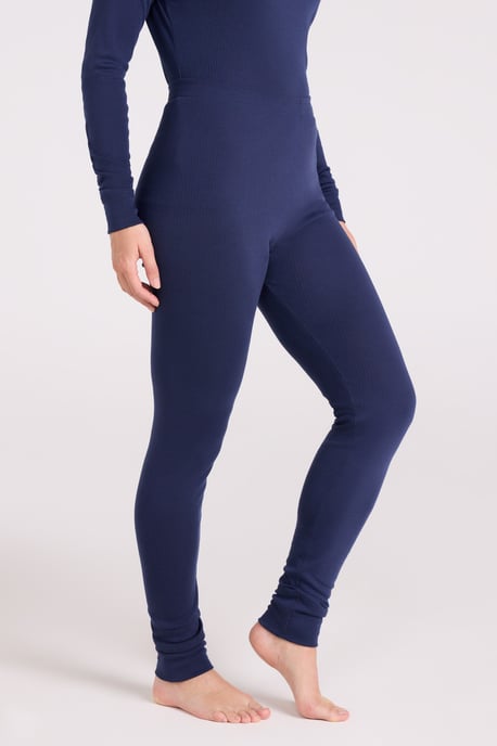 'Talus' Women's Thermal Base Layer Trousers High Wicking Quick Dry Winter Pants Navy - Image 1