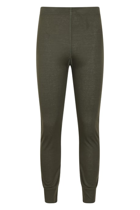 'Talus' Men's Thermal Base Layer Trousers High Wicking Winter Pants Khaki - Image 5