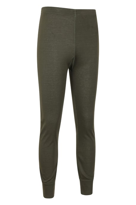 'Talus' Men's Thermal Base Layer Trousers High Wicking Winter Pants Khaki - Image 6