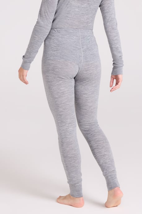 Women's Base Layer Pants Merino Thermal Breathable Trousers Light Grey - Image 5