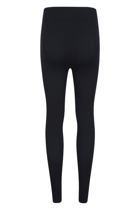 'Carmel' Women's Ribbed Pants Seamless Thermal Base Layer Trousers Black - Image 4