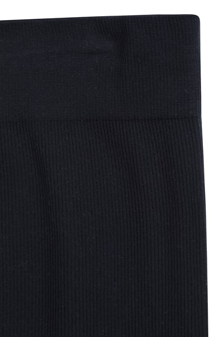 'Carmel' Women's Ribbed Pants Seamless Thermal Base Layer Trousers Black - Image 6