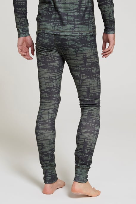 'Talus' Men's Thermal Base Layer Trousers High Wicking Quick Dry Winter Pants Khaki - Image 3