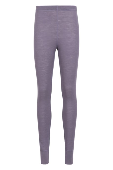 Women's Base Layer Pants Merino Thermal Breathable Trousers Purple - Image 5