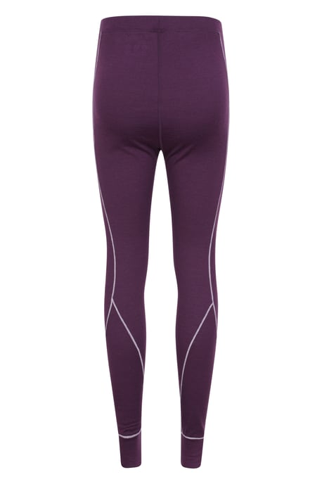 'Asgard' Women's Thermal Pants Merino Quick Dry Base Layer Trousers Purple - Image 3