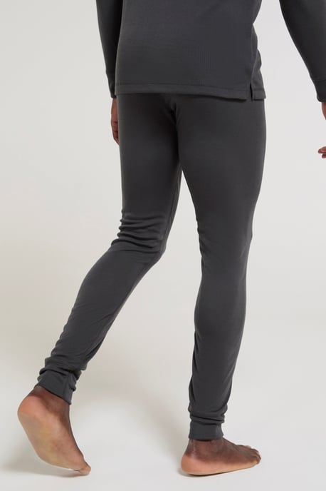'Talus' Men's Thermal Base Layer Trousers High Wicking Winter Pants Charcoal - Image 4