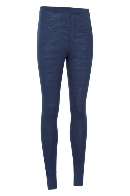 Women's Base Layer Pants Merino Thermal Breathable Trousers Navy - Image 2
