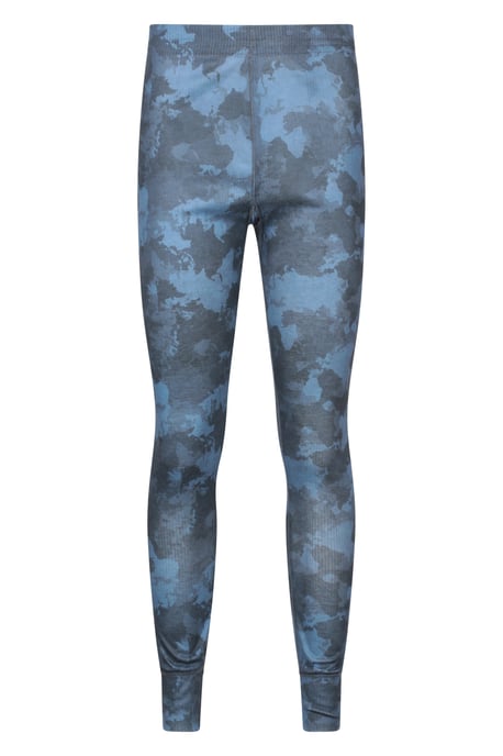 'Talus' Men's Thermal Base Layer Trousers High Wicking Quick Dry Winter Pants Navy - Image 1