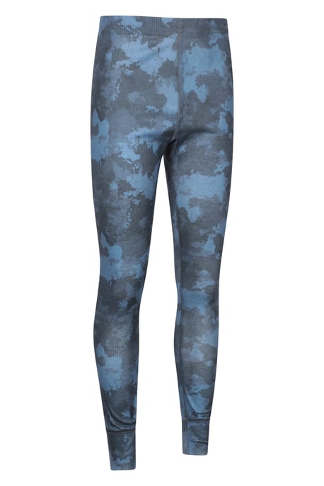 'Talus' Men's Thermal Base Layer Trousers High Wicking Quick Dry Winter Pants Navy - Image 2