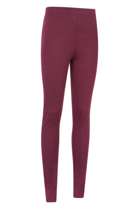 'Talus' Women's Thermal Base Layer Trousers High Wicking Quick Dry Winter Pants Berry - Image 6