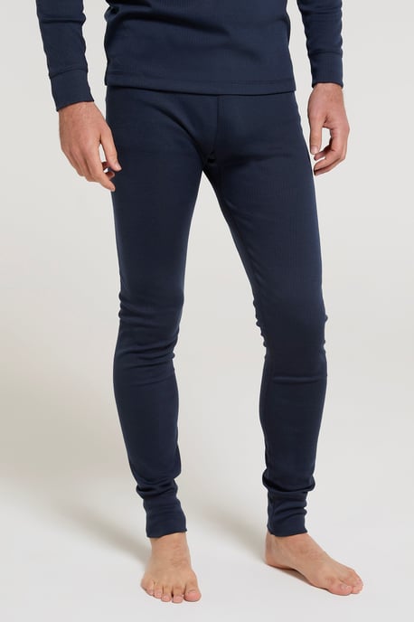 'Talus' Men's Thermal Base Layer Trousers High Wicking Winter Pants Navy - Image 4