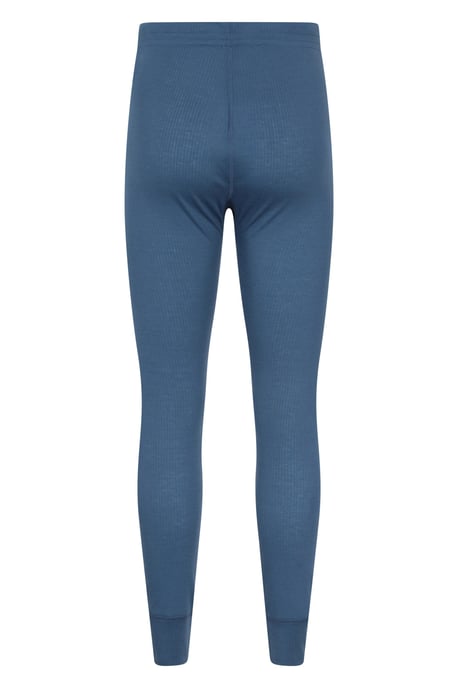 'Talus' Men's Thermal Base Layer Trousers High Wicking Winter Pants Blue - Image 3