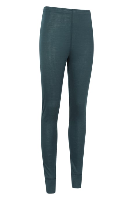 'Talus' Women's Thermal Base Layer Trousers High Wicking Quick Dry Winter Pants Dark Green - Image 6
