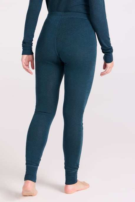 Women's Base Layer Pants Merino Thermal Breathable Trousers Teal - Image 3