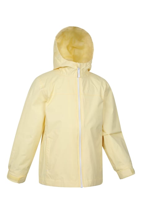 'Torrent' Kids Waterproof Jacket with Taped Seams Rain Coat Yellow - Image 2