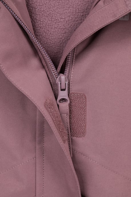 'Cyclone' Kids Padded Jacket Waterproof Warm Comfy Rain Coat Pink - Image 6
