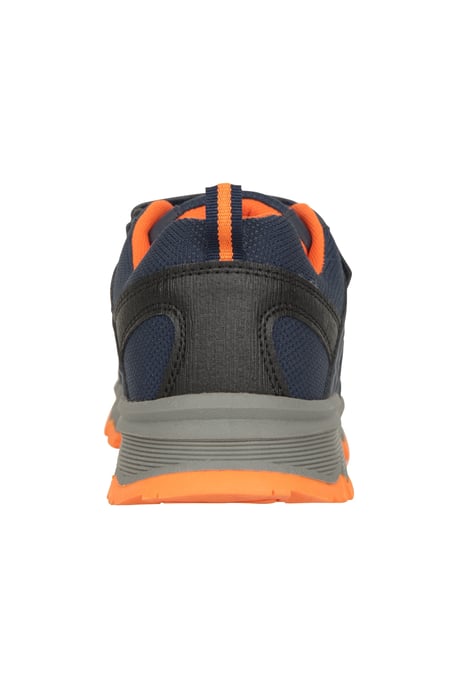 'Cannonball' Kids Walking Shoes with Padded Ankle Support & Toe Bumpers Sneakers Dark Blue - Image 3
