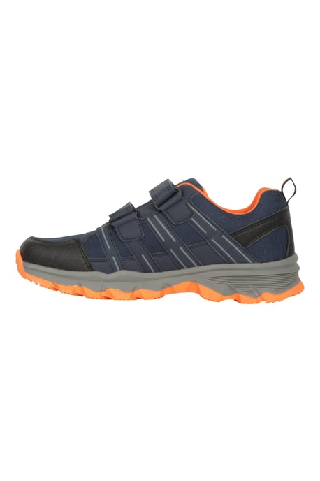 'Cannonball' Kids Walking Shoes with Padded Ankle Support & Toe Bumpers Sneakers Dark Blue - Image 4
