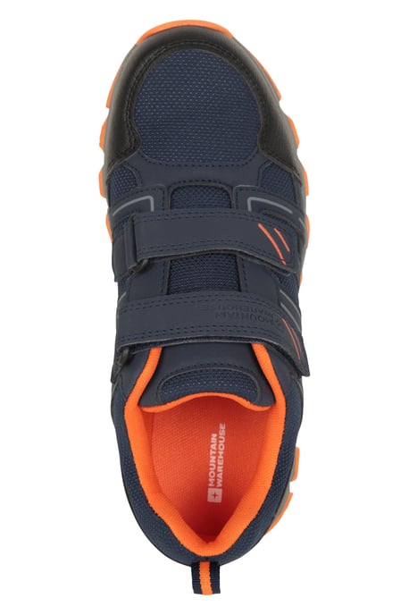 'Cannonball' Kids Walking Shoes with Padded Ankle Support & Toe Bumpers Sneakers Dark Blue - Image 5