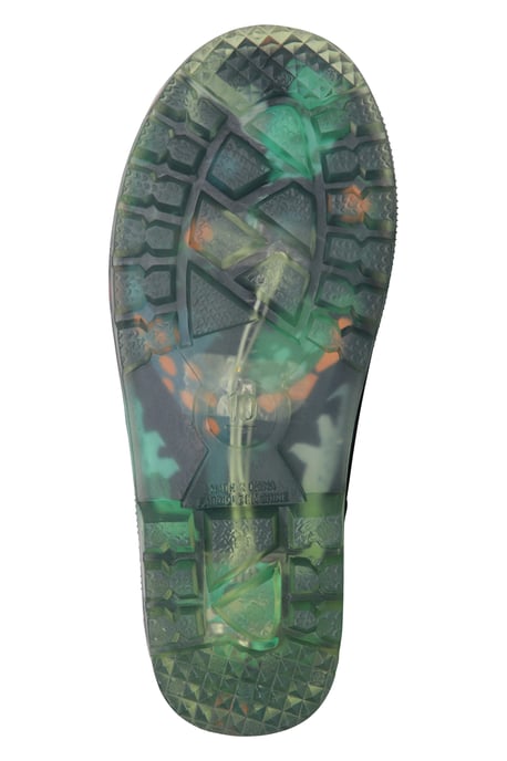 'Splash' Toddler Light Up Wellies Waterproof Flashing Sole Kids Rain Boots Shoes Navy - Image 5
