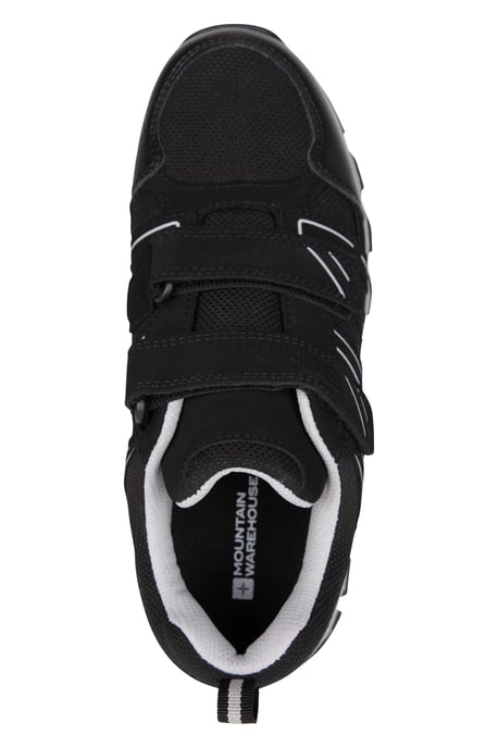 'Cannonball' Kids Walking Shoes with Padded Ankle Support & Toe Bumpers Sneakers Black - Image 5