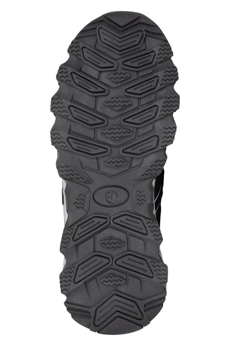 'Cannonball' Kids Walking Shoes with Padded Ankle Support & Toe Bumpers Sneakers Black - Image 6
