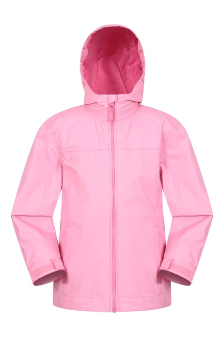'Torrent' Kids Waterproof Jacket with Taped Seams Rain Coat Dusty Pink - Image 5