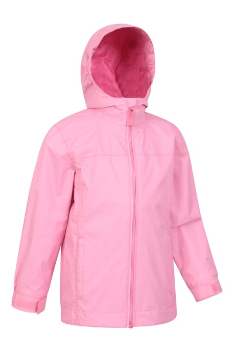 'Torrent' Kids Waterproof Jacket with Taped Seams Rain Coat Dusty Pink - Image 6