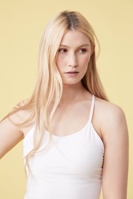 'Ready Or Knot' Women's Vest Lightweight Quick Wick Stretchy Activewear Tank Top White - Image 2