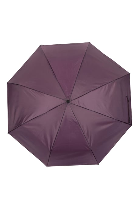 Unisex Mini Umbrella with Wrist Strap & Matching Storage Bag Rain Brolly Berry - Image 2